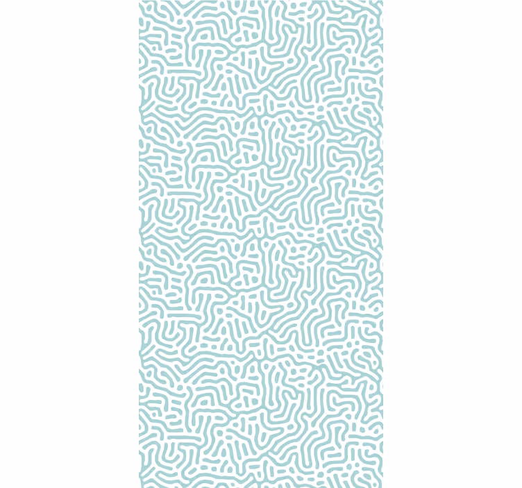Moderne raambekleding met groen-wit natuurpatroon - TenStickers