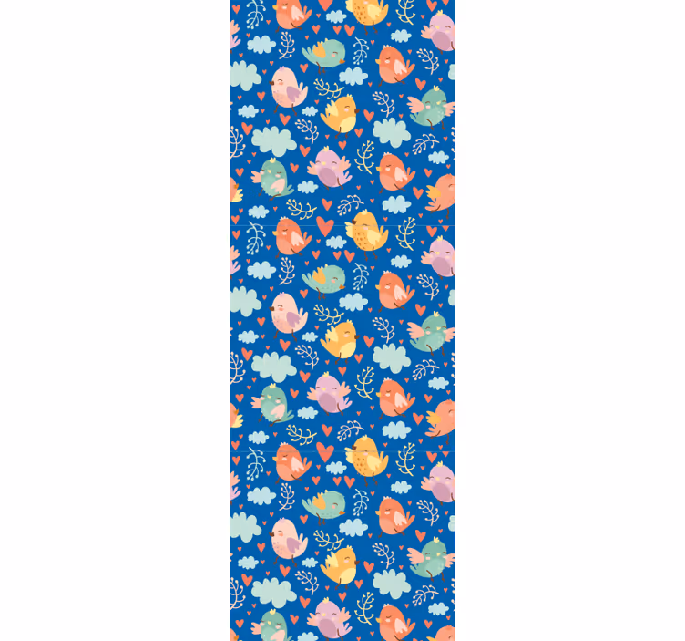 Moderne raambekleding schattige vliegende vogels cartoon - TenStickers