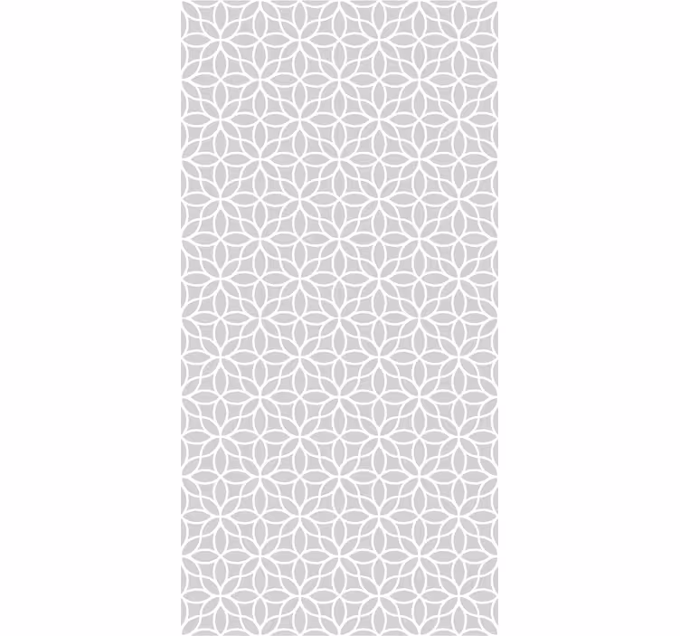 Moderne raambekleding grijs en wit modern patroon - TenStickers