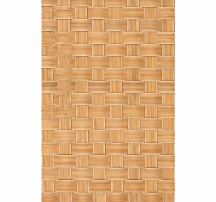 Rolgordijn textuur en patroon natuurlijke wicker ruit - TenStickers
