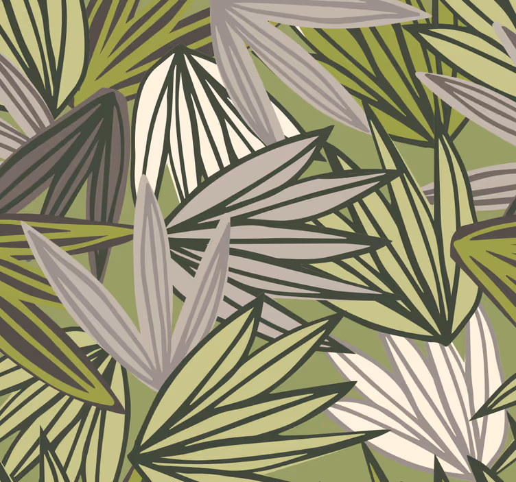 Raambekleding badkamer jungle met bomen zonder fruit - TenStickers