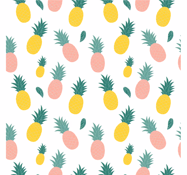 Rolgordijn keuken ananas patroon fruit design - TenStickers