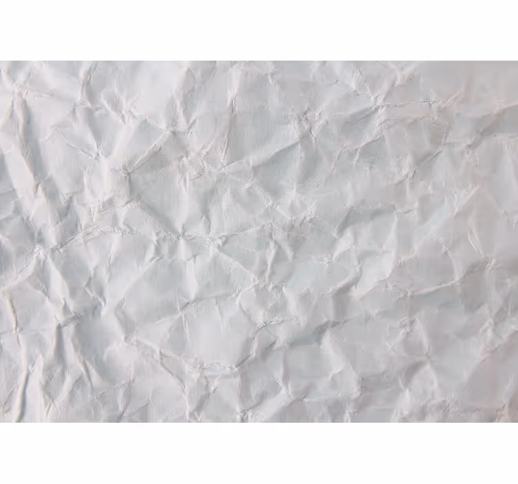 Wit rolgordijn met crumpled paper textuur - TenStickers
