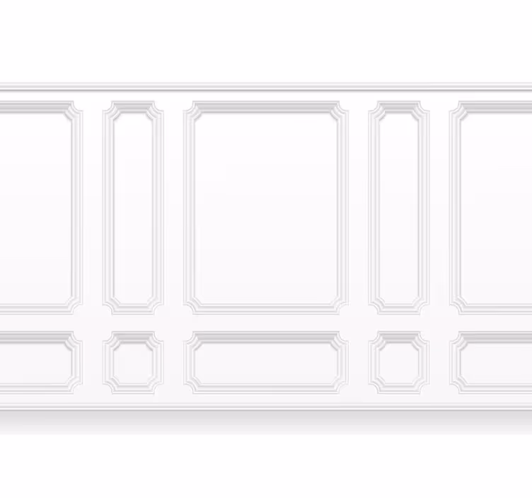 Wit rolgordijn klassieke louvres - TenStickers