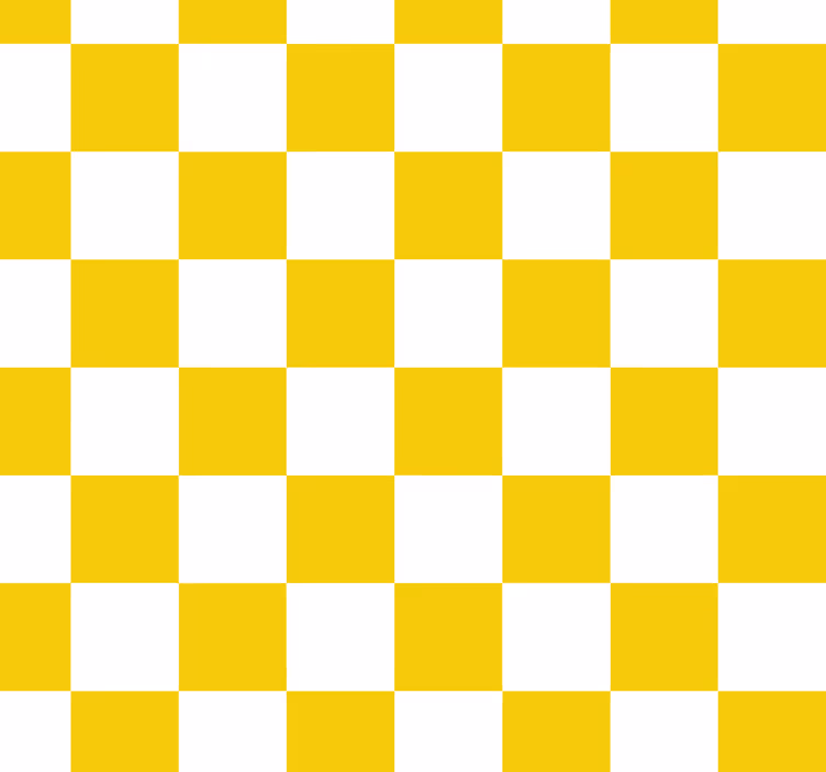 Rolgordijn geel met ruitjespatroon - TenStickers