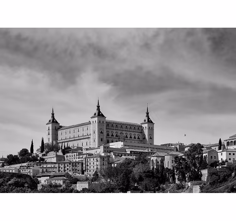 Rolgordijn grijs alcazar de toledo - TenStickers