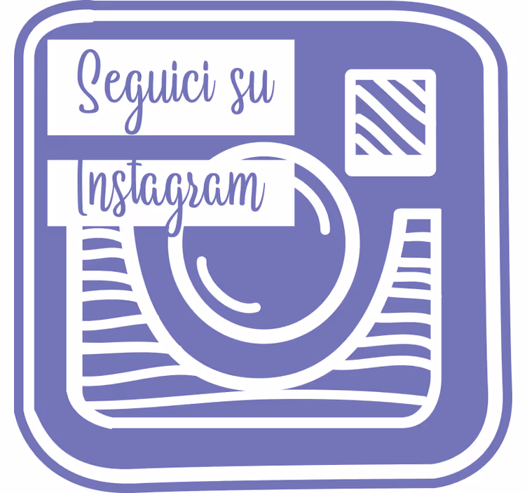 Rolgordijn paars onze instagram publiciteit - TenStickers