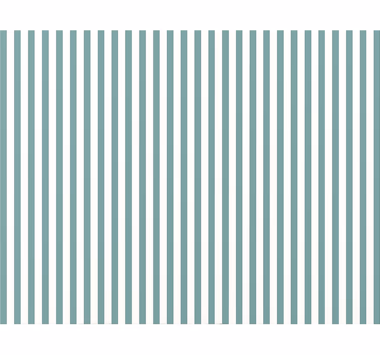 Blauw rolgordijn met teal streepjespatroon - TenStickers