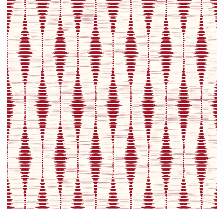 Moderne raambekleding red rabaul ikat - TenStickers