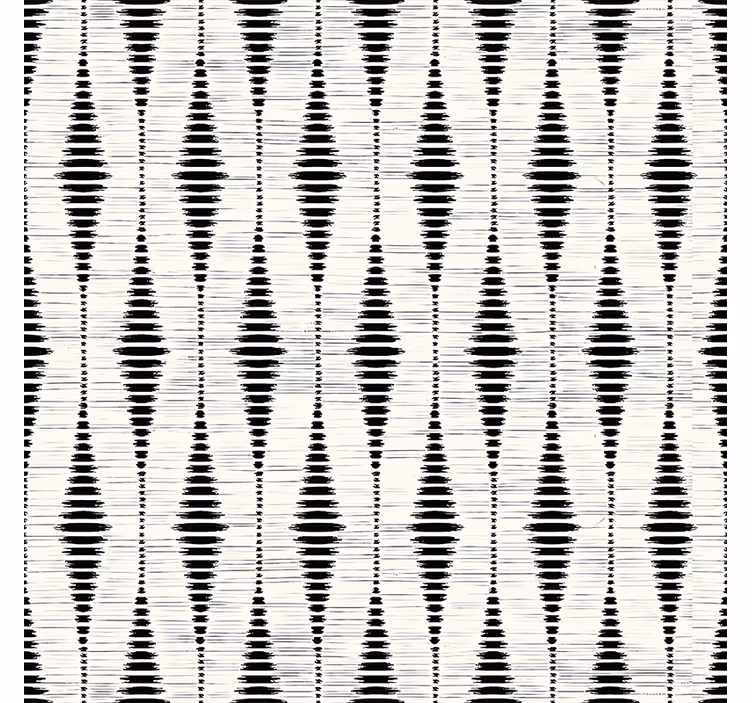 Moderne raambekleding black rabaul ikat - TenStickers