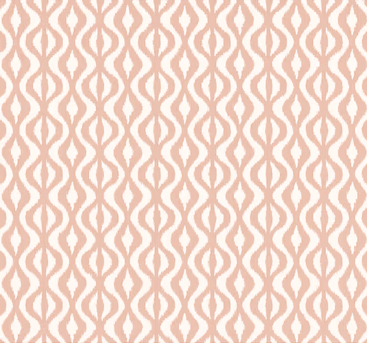 Moderne raambekleding dusty rose ikat geometrisch - TenStickers