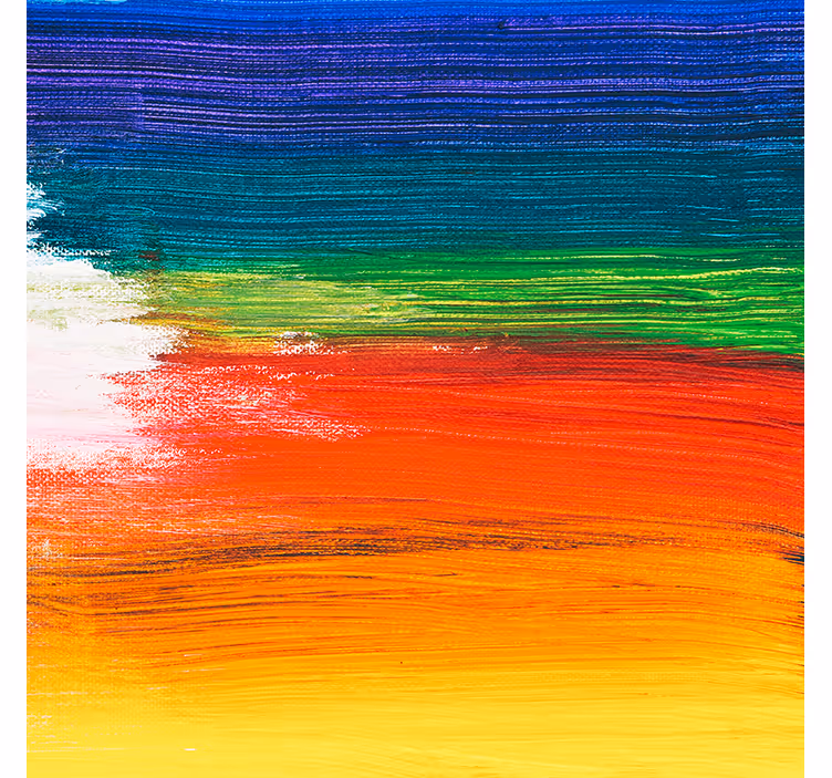 Rolgordijn woonkamer in regenboogkleur - TenStickers