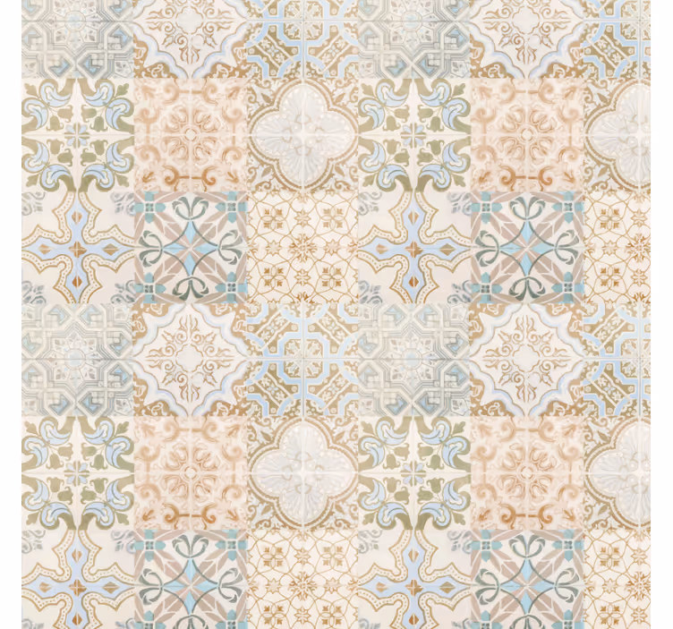 Rolgordijn beige oude relikwie spaanse stijl - TenStickers