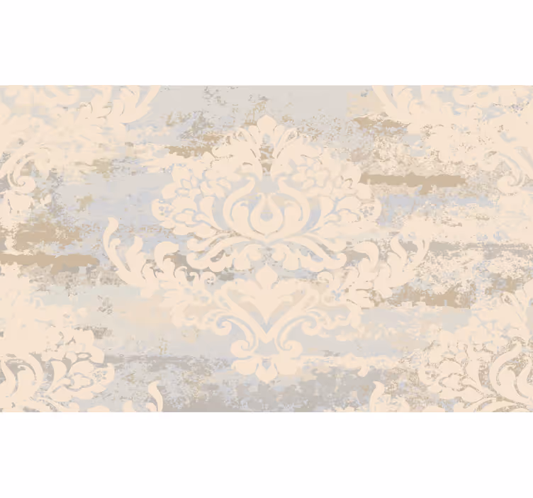 Rolgordijn beige puzzelprint mozaïek crème - TenStickers