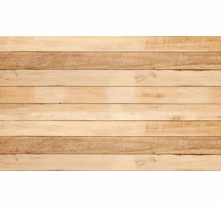 Rolgordijn beige lichtgekleurde houten planken - TenStickers