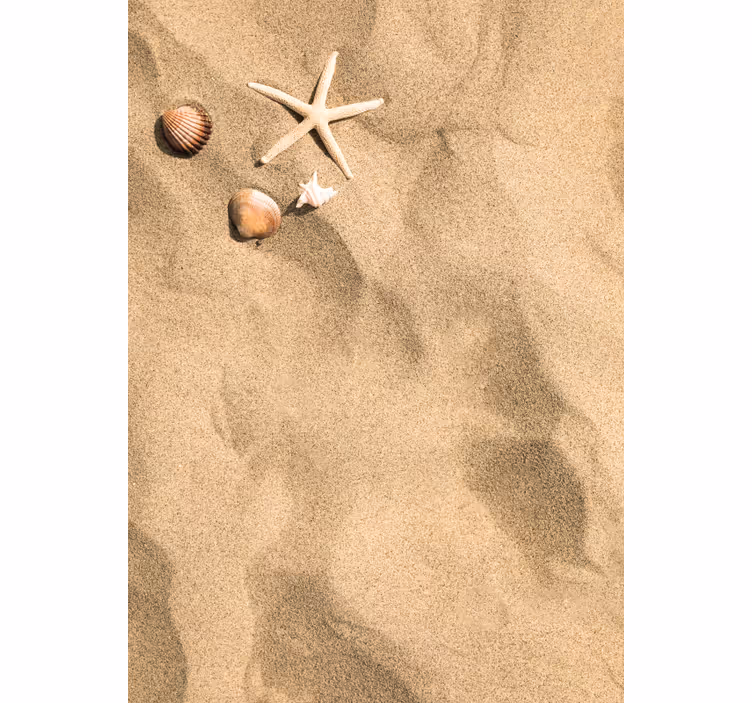 Rolgordijn beige zomergevoel - TenStickers