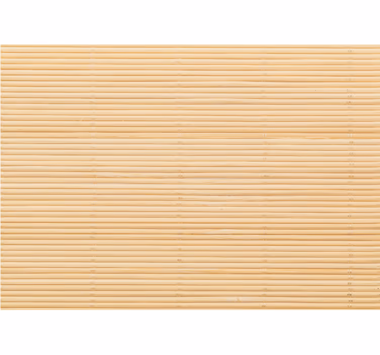 Rolgordijn beige bamboe imitatiepatroon - TenStickers