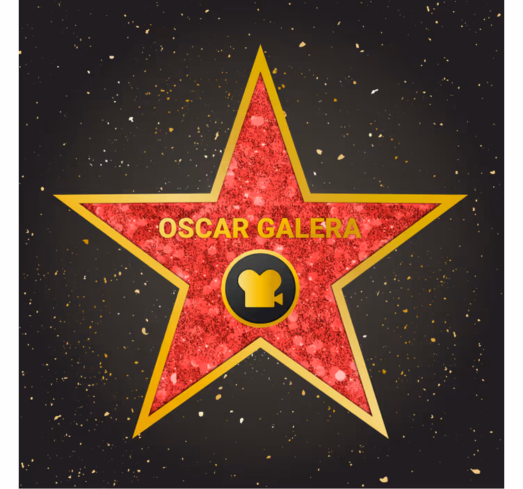Raambekleding slaapkamer aanpasbare hollywood ster accent - TenStickers