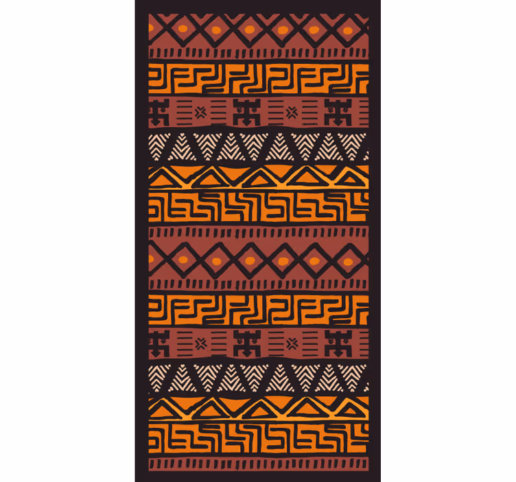 Raambekleding slaapkamer in afrikaanse stijl - TenStickers