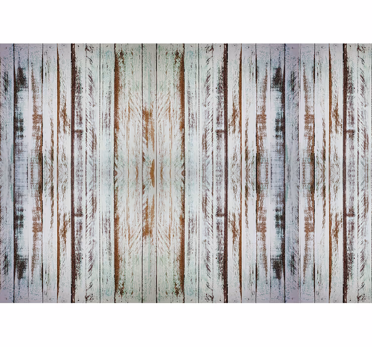 Raambekleding slaapkamer stripping wood - TenStickers