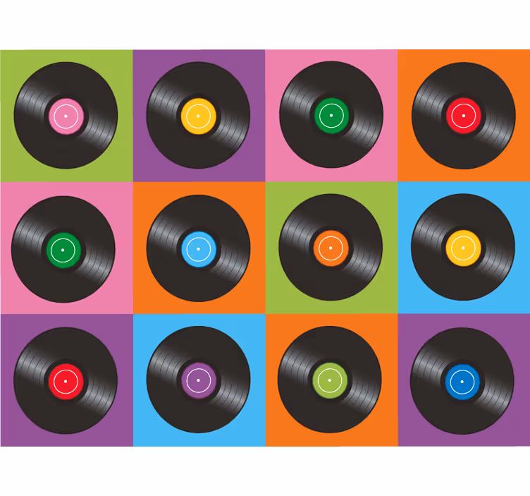Raambekleding slaapkamer keuken vinyl schotelplaten - TenStickers