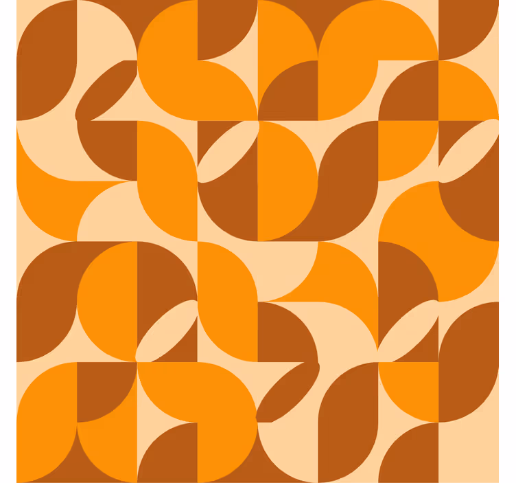 Raambekleding slaapkamer retro - TenStickers