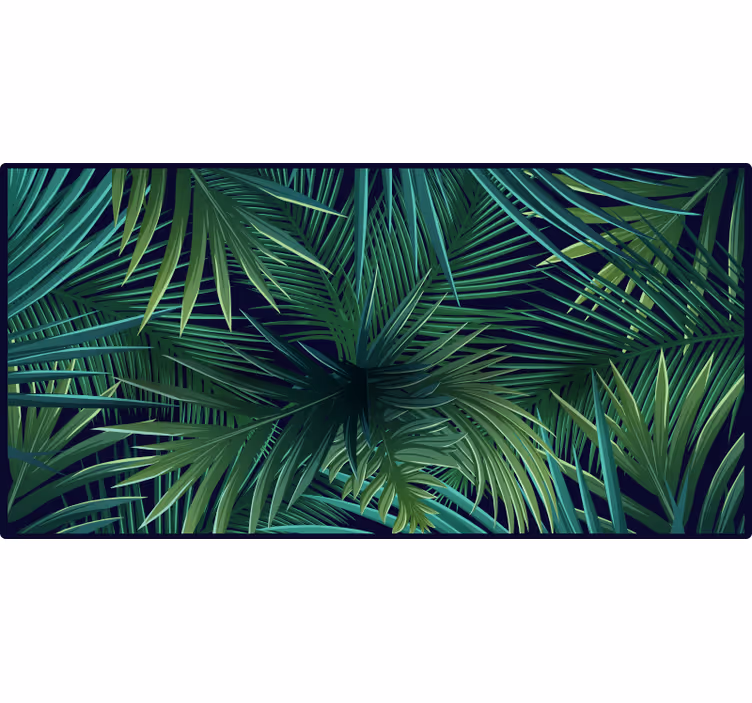 Raambekleding slaapkamer intense monstera bladeren - TenStickers