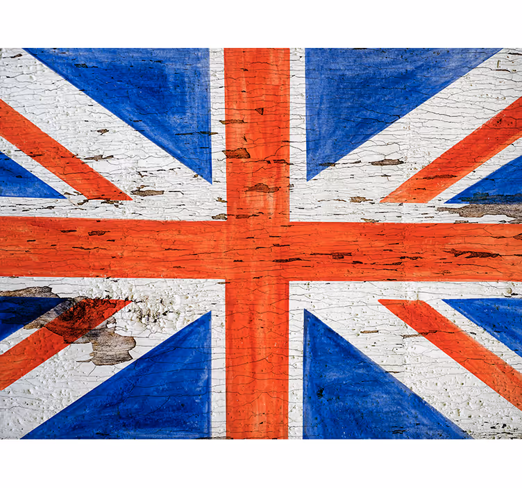 Raambekleding slaapkamer urban stijl uk vlag - TenStickers