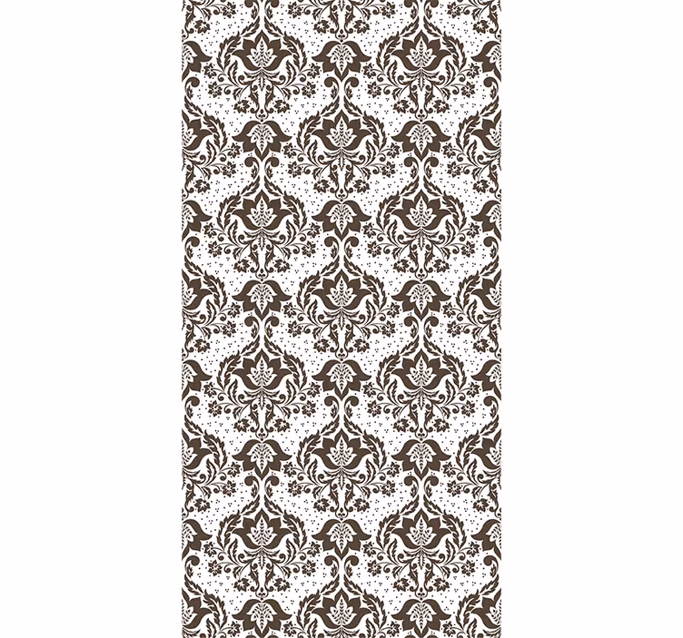 Raambekleding slaapkamer met sierbloemen - TenStickers