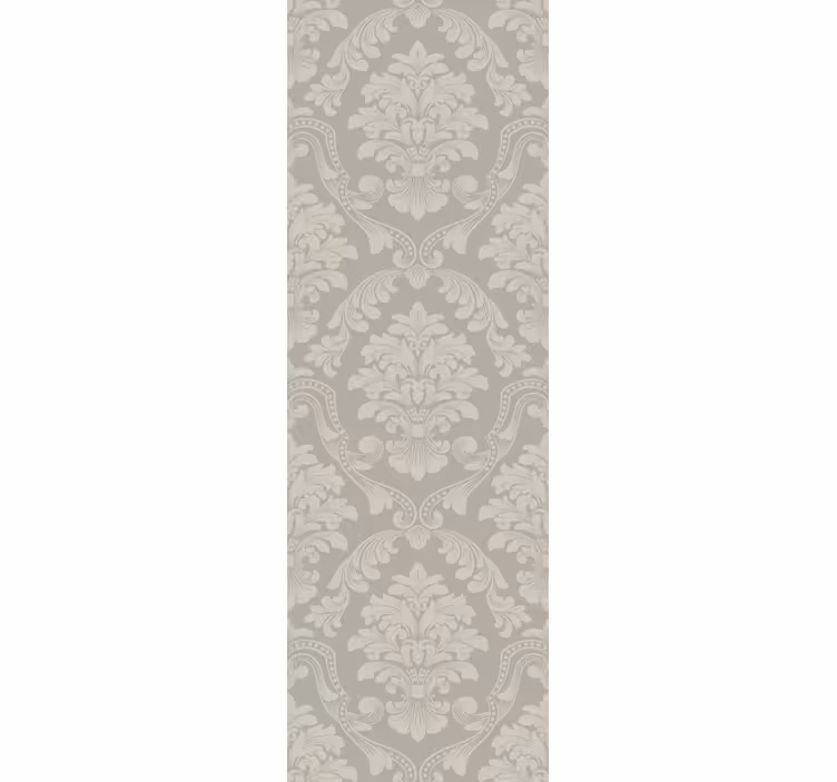Rolgordijn vintage met elegante bladdetails - TenStickers