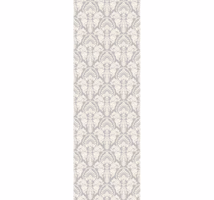 Rolgordijn vintage elegante bloemenkrul - TenStickers