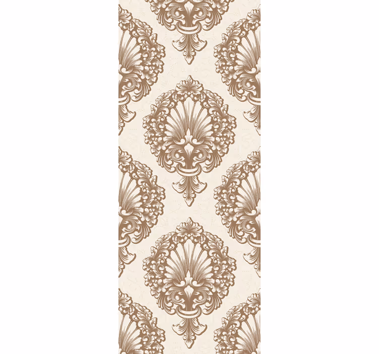 Rolgordijn vintage elegante schelp patronen - TenStickers