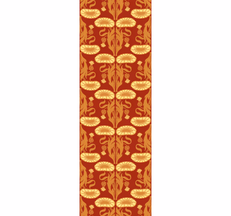 Rolgordijn vintage in art nouveau stijl - TenStickers