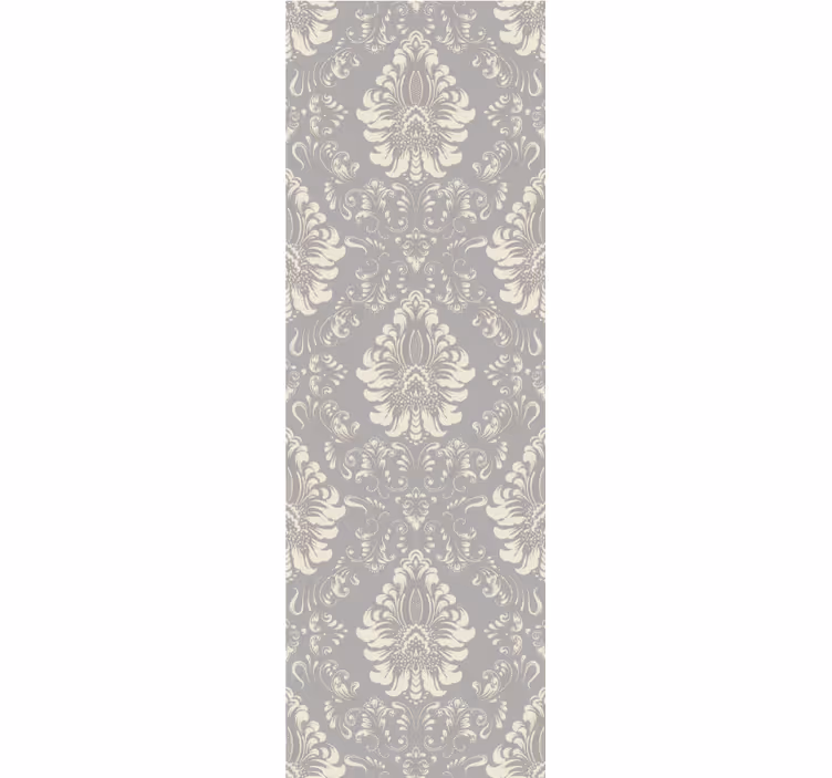 Rolgordijn vintage klassiek patroon crème en parelkleur - TenStickers