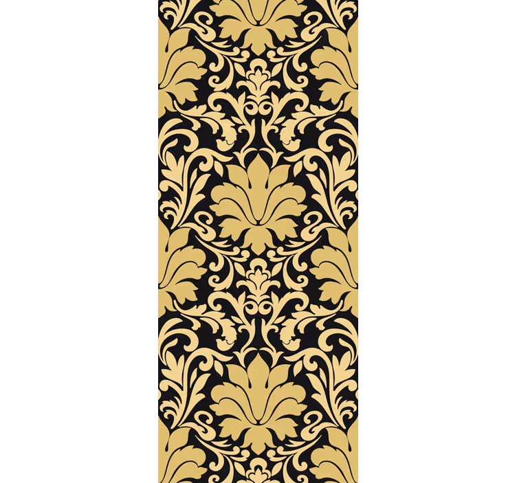 Rolgordijn vintage luxe damaststijl - TenStickers