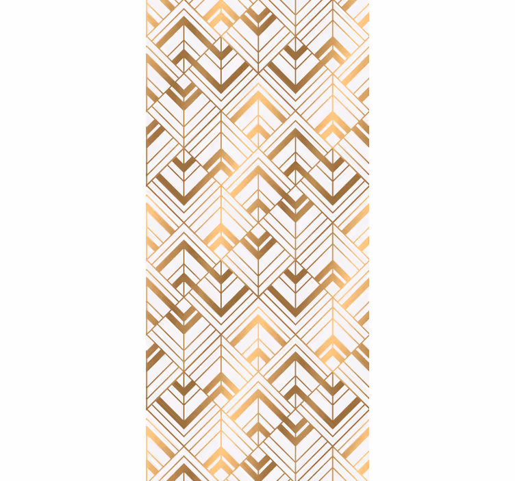Rolgordijn vintage diamantvorm kunst decor patroon - TenStickers