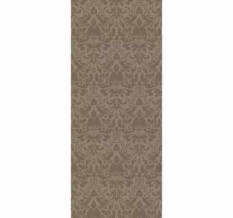 Rolgordijn vintage van fluweel met flockprint - TenStickers