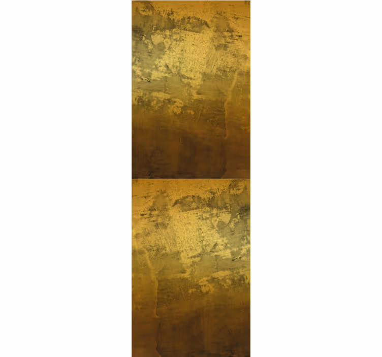 Rolgordijn vintage retro rauw gouden rechthoekpatroon - TenStickers