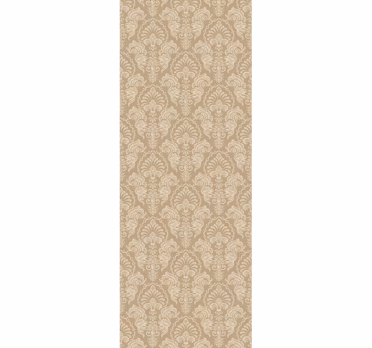 Rolgordijn vintage met klassiek bloemenpatroon - TenStickers