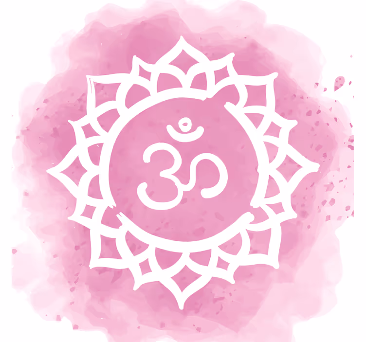 Rolgordijn woonkamer mooi kroonchakra symbool - TenStickers