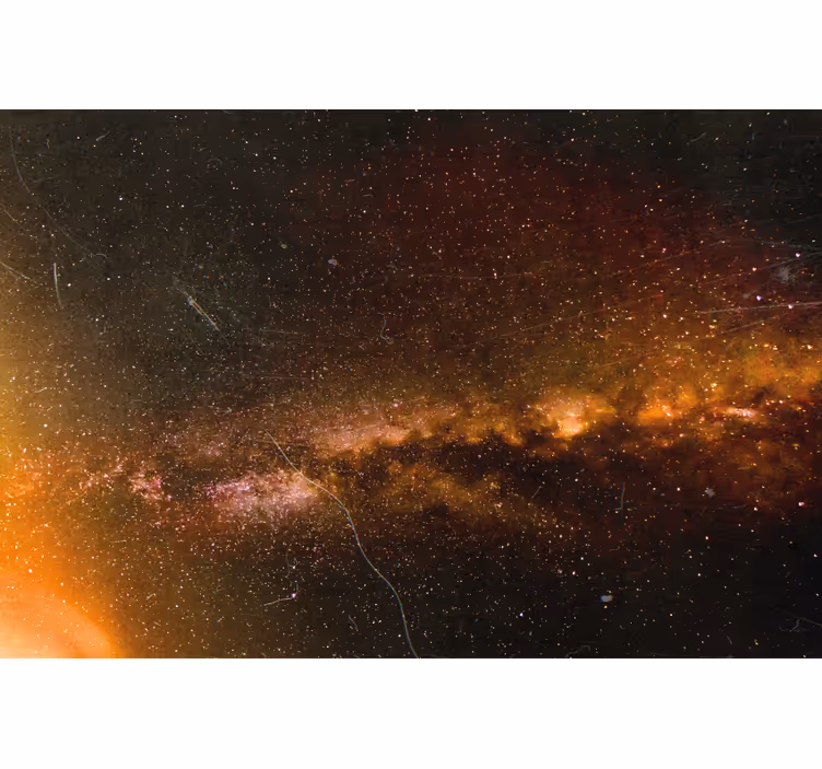 Rolgordijn woonkamer kosmische regen in de ruimte - TenStickers