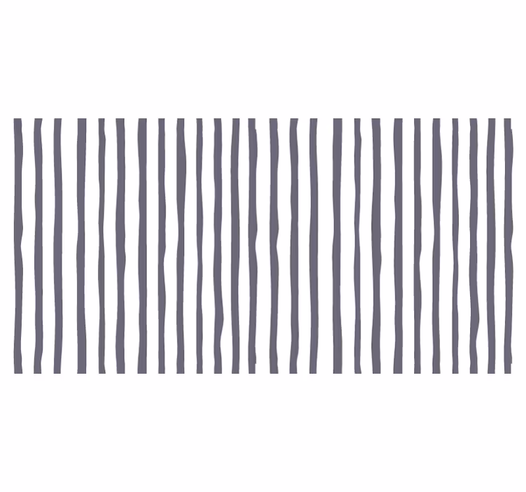 Wit rolgordijn met lichtgrijze nordic stijl strip - TenStickers