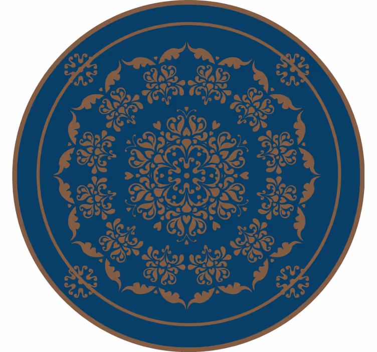 Raambekleding slaapkamer grote oude mandala - TenStickers