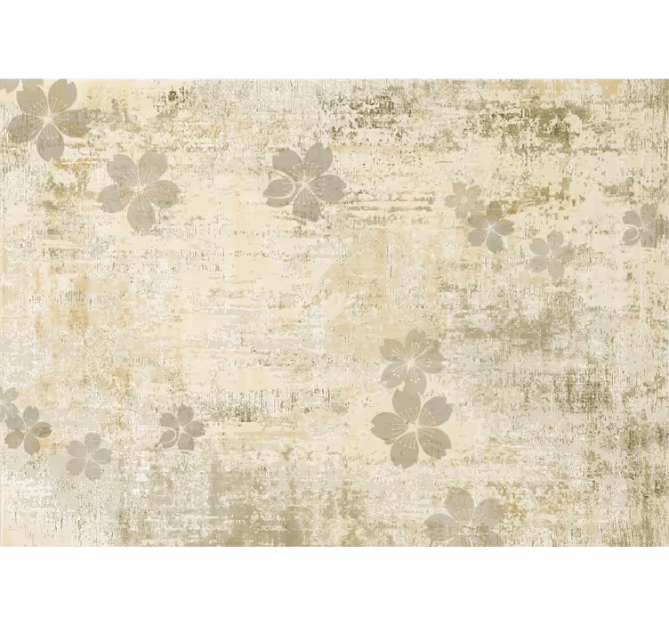 Raambekleding slaapkamer textura versleten japandi - TenStickers