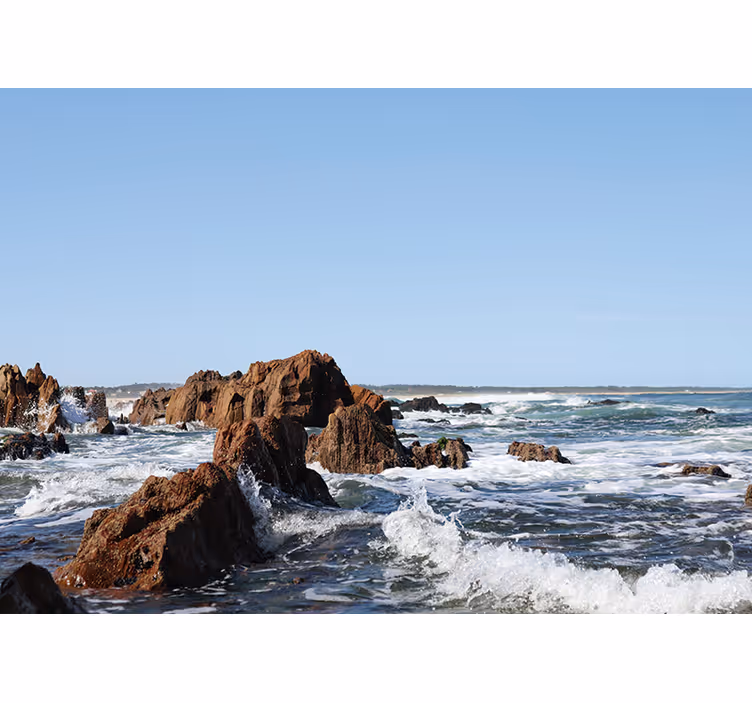 Raambekleding slaapkamer uruguay strand - TenStickers