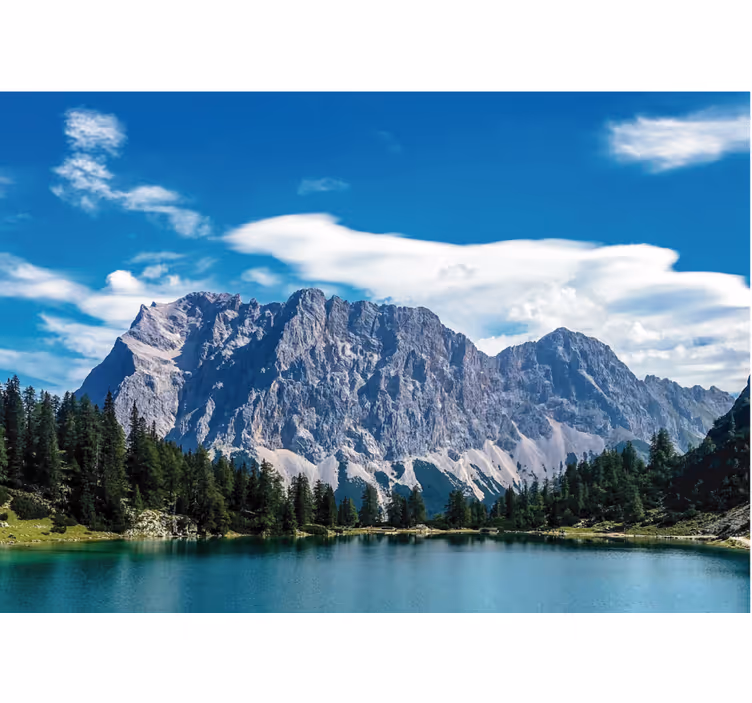 Raambekleding slaapkamer seebensee zugspitze - TenStickers