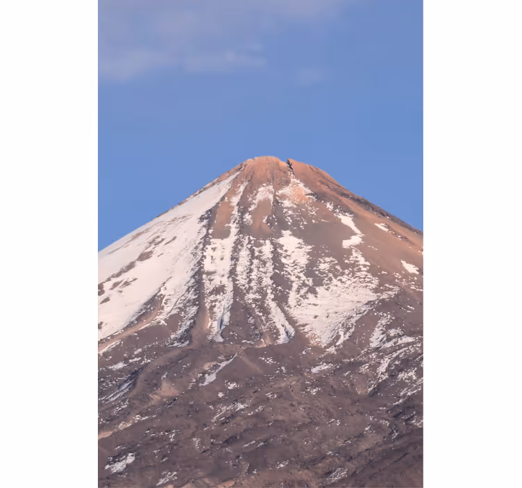 Rolgordijn woonkamer teide berg - TenStickers