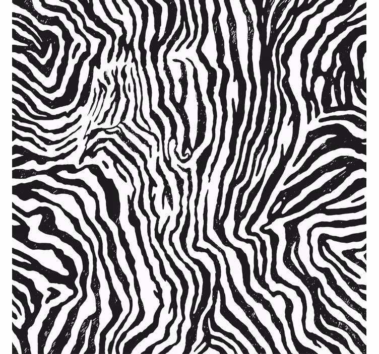 Rolgordijn woonkamer zebra structuur - TenStickers