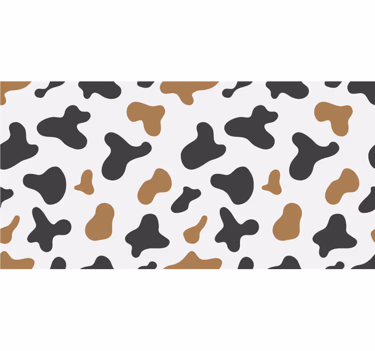 Raambekleding slaapkamer met koeienvlekken - TenStickers