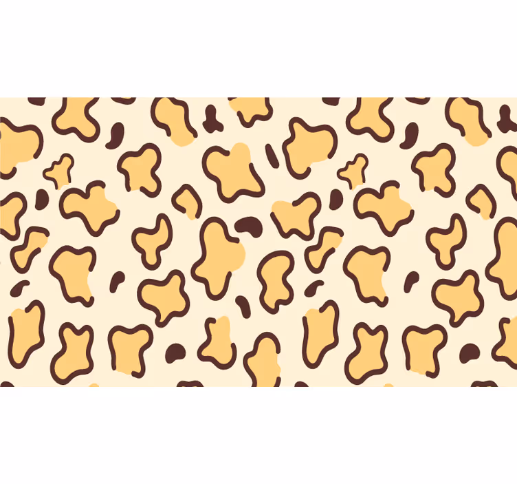 Raambekleding slaapkamer giraffenvlekken - TenStickers